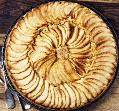 image tarte aux pommes